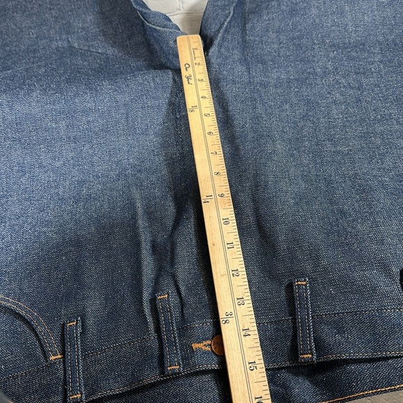 Wrangler Cowboy Cut Boot Jean Rigid - Regular Classic Fit straight 46x30 945NAV - Picture 11 of 16